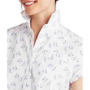 Vineyard Vines sailboat collared shirt, size 8